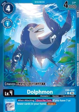 Dolphmon (EX8-020) (V.2) - Chain of Liberation (Alternative Art) [EX-08-020]