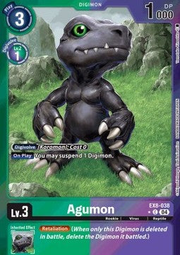 Agumon (EX8-038) (V.2) - Chain of Liberation (Alternative Art) [EX-08-038]