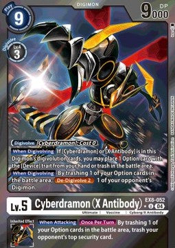 Cyberdramon (X Antibody) (EX8-052) (V.2) - Chain of Liberation (Alternative Art) [EX-08-052]
