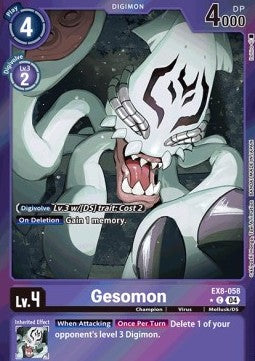 Gesomon (EX8-058) (V.2) - Chain of Liberation (Alternative Art) [EX-08-058]