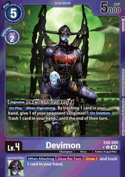 Devimon (EX8-059) (V.2) - Chain of Liberation (Alternative Art) [EX-08-059]