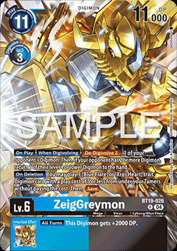 ZeigGreymon (BT19-026) - Special Booster Ver 2.5 (Rare) [SB2.5-BT19-026]