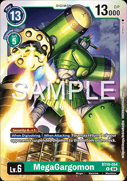 MegaGargomon (BT19-054) - Special Booster Ver 2.5 (Rare) [SB2.5-BT19-054]