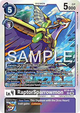 RaptorSparrowmon (BT19-061)