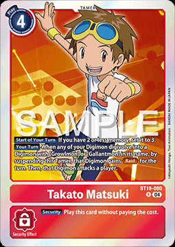 Takato Matsuki (BT19-080) - Special Booster Ver 2.5 (Rare) [SB2.5-BT19-080]