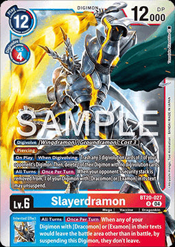 Slayerdramon (BT20-027) - Special Booster Ver 2.5 (Rare) [SB2.5-027]
