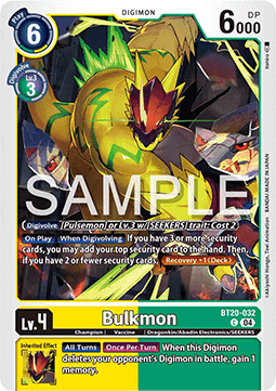 Bulkmon (BT20-032) - Special Booster Ver 2.5 (Common) [SB2.5-032]