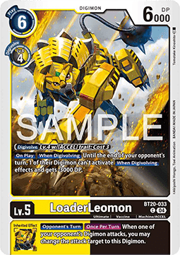 LoaderLeomon (BT20-033) - Special Booster Ver 2.5 (Common) [SB2.5-033]