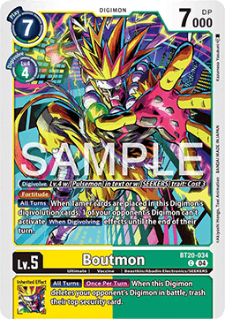 Boutmon (BT20-034) - Special Booster Ver 2.5 (Common) [SB2.5-034]