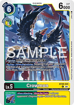 Crowmon (BT20-041) - Special Booster Ver 2.5 (Common) [SB2.5-041]