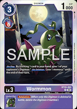 Wormmon (BT20-065) - Special Booster Ver 2.5 (Rare) [SB2.5-065]