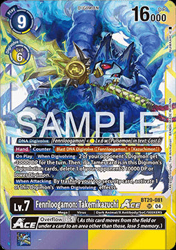 Fenriloogamon: Takemikazuchi Ace (BT20-081) (V.1) - Special Booster Ver 2.5 (Super Rare) [SB2.5-081]