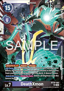 DeathXmon (BT20-082) (V.1) - Special Booster Ver 2.5 (Super Rare) [SB2.5-082]