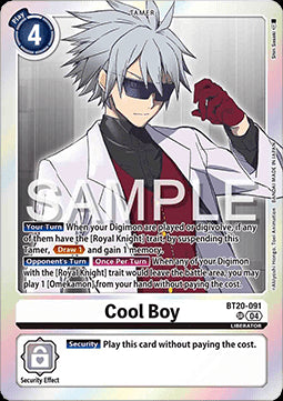 Cool Boy (BT20-091) (V.1) - Special Booster Ver 2.5 (Super Rare) [SB2.5-091]