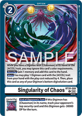 Singularity of Chaos (BT20-099)