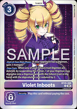 Violet Inboots (BT20-088) (V.1) - Special Booster Ver 2.5 (Rare) [SB2.5-088]