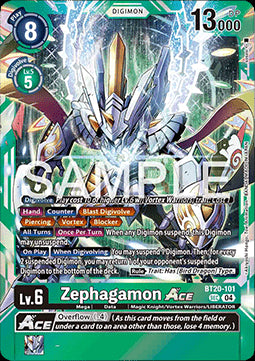 Zephagamon Ace (BT20-101) (V.1) - Special Booster Ver 2.5 (Secret Rare) [SB2.5-101]