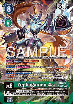 Zephagamon Ace (BT20-101) (V.2) - Special Booster Ver 2.5 (Alternative Art) [SB2.5-101]