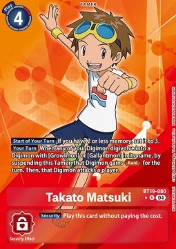 Takato Matsuki (BT19-080) (V.1) - Promos: Special Booster Ver 2.5 (Alternative Art) [SB2.5P-BT19-080]