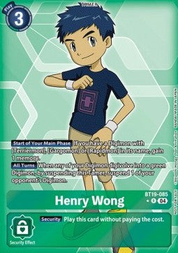 Henry Wong (BT19-085) (V.1) - Promos: Special Booster Ver 2.5 (Alternative Art) [SB2.5P-BT19-085]
