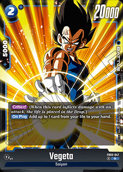 Vegeta (FB03-047)  (V.1 - Rare) - Unnumbered Promos [Fusion World] (Rare) [FWUP-FB03-047]