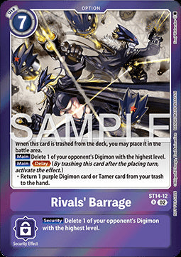 Rivals' Barrage (ST14-12) - Special Event Pack 2025 (Alternative Art) [SEP-ST14-12]