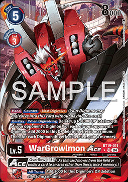 WarGrowlmon Ace (BT19-011) (V.2) - Special Booster Ver 2.5 (Alternative Art) [SB2.5-BT19-011]
