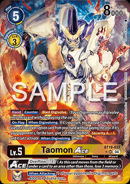 Taomon Ace (BT19-037) (V.2) - Special Booster Ver 2.5 (Alternative Art) [SB2.5-BT19-037]