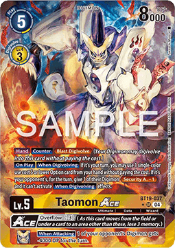 Taomon Ace (BT19-037) (V.2)