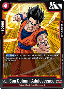 Son Gohan : Adolescence (FB05-008) [Fusion World]