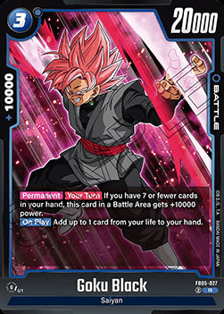 Goku Black (FB05-027) - New Adventure [Fusion World] (Rare) [FB05-027]
