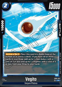 Vegito (FB05-041) - New Adventure [Fusion World] (Rare) [FB05-041]