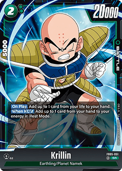 Krillin (FB05-051)  (V.1 - Super Rare) - New Adventure [Fusion World] (Super Rare) [FB05-051]