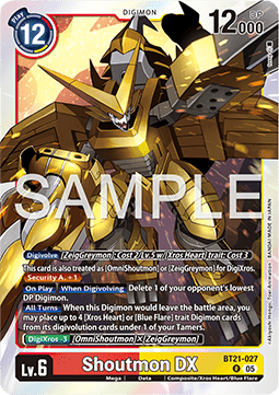 Shoutmon DX (BT21-027)