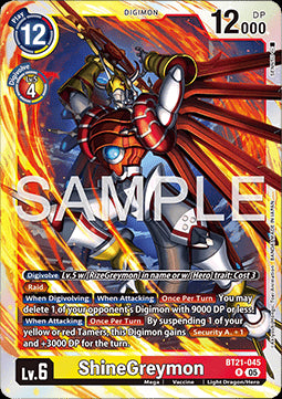 ShineGreymon (BT21-045) - World Convergence (Rare) [BT-21-045]