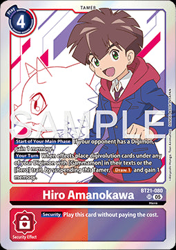 Hiro Amanokawa (BT21-080) (V.1) - World Convergence (Super Rare) [BT-21-080]