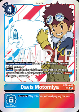 Davis Motomiya (BT21-085) (V.1) - World Convergence (Super Rare) [BT-21-085]