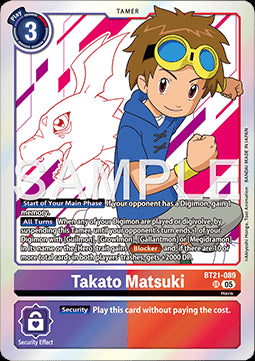Takato Matsuki (BT21-089) (V.1) - World Convergence (Super Rare) [BT-21-089]