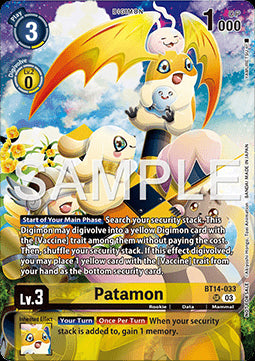 Patamon (BT14-033) - Promos: World Convergence (Alternative Art) [BT-21P-BT14-033]
