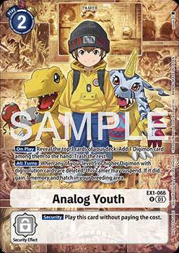 Analog Youth (EX1-066) - Promos: World Convergence (Alternative Art) [BT-21P-EX1-066]