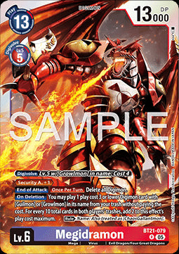 Megidramon (BT21-079) - World Convergence (Rare) [BT-21-079]