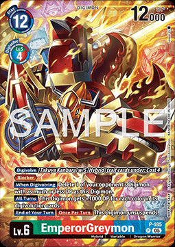 EmperorGreymon (P-185) - Promos (Promo) [P-185]