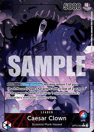 Caesar Clown (OP10-002) (V.2) - Royal Blood (Alternate Art) [OP10-002]