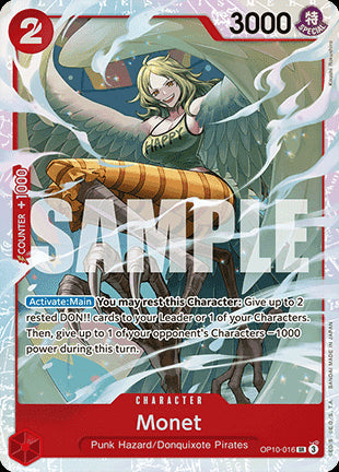 Monet (OP10-016) (V.1) - Royal Blood (Super Rare) [OP10-016]