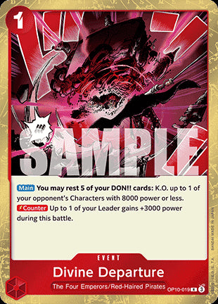 Divine Departure (OP10-019) (V.1) - Royal Blood (Rare) [OP10-019]