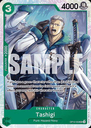 Tashigi (OP10-032) (V.1) - Royal Blood (Super Rare) [OP10-032]