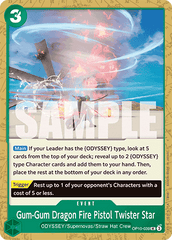 Gum-Gum Dragon Fire Pistol Twister Star (OP10-039)