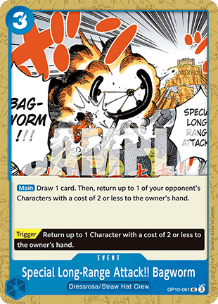 Special Long-Range Attack!! Bagworm (OP10-061)
