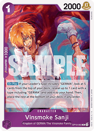 Vinsmoke Sanji (OP10-063)