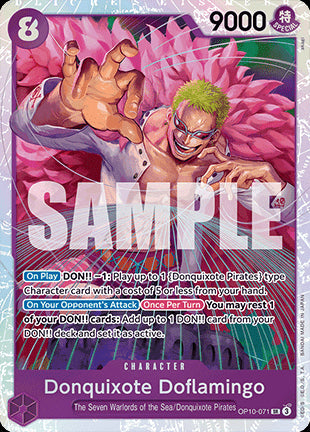 Donquixote Doflamingo (OP10-071) (V.1) - Royal Blood (Super Rare) [OP10-071]